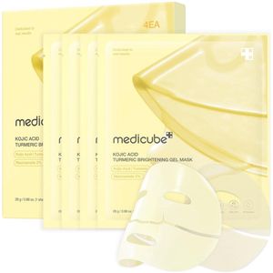 Medicube - Kojic Acid Turmeric - Gezichtsmasker - 4 stuks