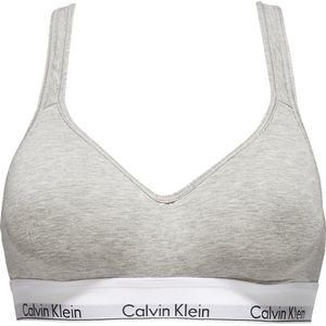 Calvin Klein Modern Cotton Bralette met cup Dames - Grijs - Maat XS