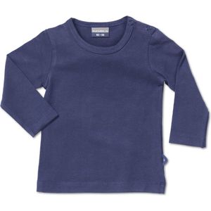 Silky Label t-shirt plum purple - lange mouw - maat 86/92 - paars