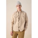 Sissy-Boy - Vilten Overhemd - Beige - Regular Fit