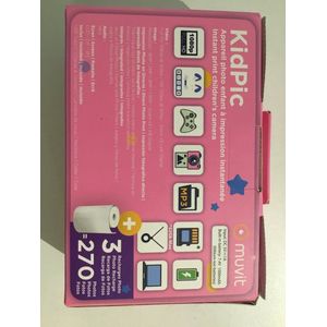 INSTANT CAMERA PRINT CHILD KIDPIC PINK