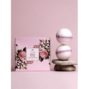 Luxurious Peony Bath Bomb With Vitamin E – Set of 4 Bombs