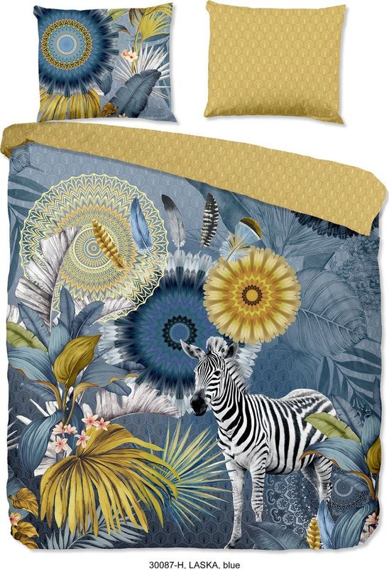 Dekbedovertrek - Grijs - Katoen - Eenpersoons