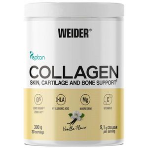 Weider - Collageen - 300 g - Gehydrolyseerd Collageen Type I - Suikervrij - Met Hyaluronzuur en Vitamine C