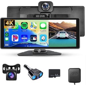 Dashcam Auto – Voor & Achter – Bluetooth Koppeling – Breed Bereik Groothoek – Parkeerstand – Continu Loop Recording