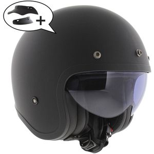 LS2 OF599 Spitfire II helm mat zwart L special edition inclusief klep