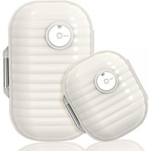 longziming -2 Stuks Pillenbox Set – Draagbare Medicijnen Organizer met 7 Compartimenten – Ideaal voor Vitaminen, Visolie en Dagelijkse Medicatie – Compact en Handig voor Reizen