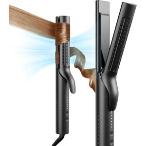 Azomor® Innovatieve 2-in-1 Stijltang en Krultang voor Perfecte Haarstyling