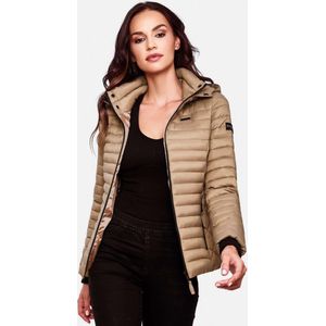 Stijlvol & Warm Marikoo SAMTPFOTE - Jas - Tussenjas Voor Dames - Windbestendig - Herfst / Winter -Taupe - XS