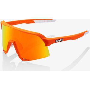 100% S3® Neon Orange HiPER® Red Multilayer Mirror Lens + Clear Lens Included