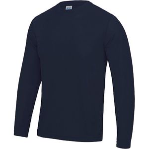 Unisex T-shirt met lange mouwen Cool T 'French Navy' - XXL