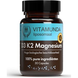 Vitamunda Vegan D3 K2 Magnesium Family Pack 3+1