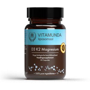 Vitamunda Vegan D3 K2 Magnesium Family Pack 3+1