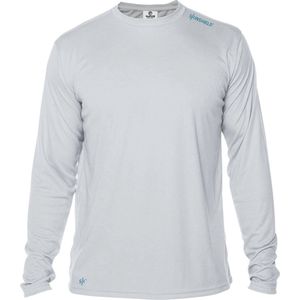 Skinshield - FACTOR 50+ UV-zonbeschermend sport shirt heren - lange mouwen - Pearl Grey - Grijs - XS
