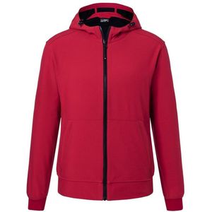 James and Nicholson Herenhelft Softshell-jasje (Rood/zwart)