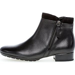 Gabor 718 Enkellaarsjes - Enkelboots met rits - Dames - Zwart - Maat 35,5