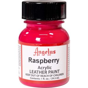 Angelus Leather Acrylic Paint - textielverf voor leren stoffen - acrylbasis - Raspberry - 29,5ml