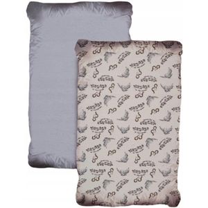 Harry Potter Jersey Hoeslakens met Elastiek - 2 Stuks (60x120cm)