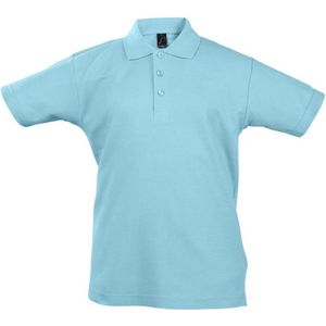 SOL'S Kids´ Summer Polo II L512K - Atoll Blue - 8 Jahre (118/128)