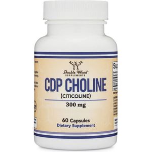 Double Wood - Citicoline - Choline Supplement - 60 Capsules - 300 mg per Capsule