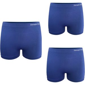 Dames boxershorts hoog naadloze 3 pack S-L 36-40 donkerblauw