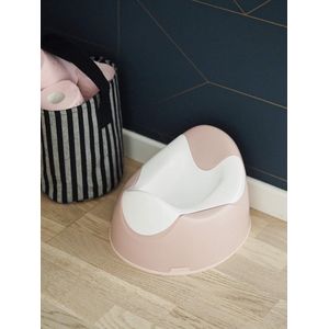 potje oefenen baby zindelijkheid, ergonomisch, met handgrepen op de zitting, anti-slip, hygienisch, makkelijk schoon te maken, gemaakt in Frankrijk, Old Pink