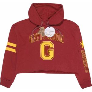 Harry Potter - College Style Gryffindor Crop Sweater - 2XL - Rood