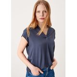 T-shirt - Mouwloos - Viscose - Lichtgrijs - LOOSE FIT