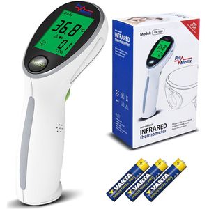 Promedix PR-960 Contactloze infrarood thermometer met 2x AAA batterijen
