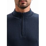 No Excess - Pullover Half Zip Rib Variation - Vesten - Nacht