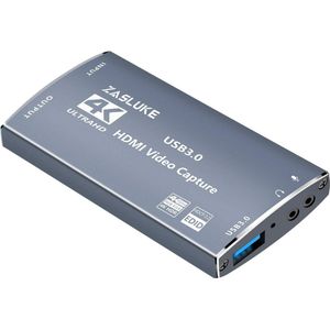 Game Capture Card, 4K 60FPS Passage HDMI Capture Card with HDMI Loop-Out, 4K 30FPS USB 3.0 Capture Card Live Streaming for PS4, Xbox One & Xbox 360