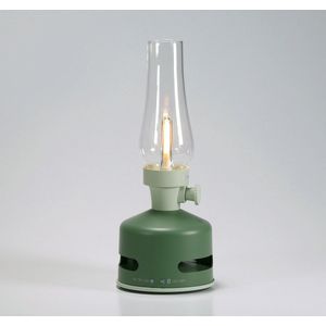 MoriMori - LED Buitenlamp/Lantaarn met Bluetooth Speaker - House Garden - Groen