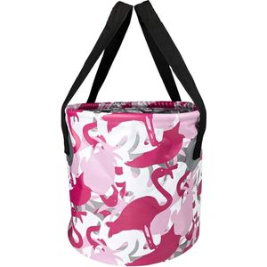 Opvouwbare emmer, robuuste vouwemmer, wateremmer: licht, ruimtebesparend, veelzijdig, opvouwbare kom voor vakantie, tuin, outdoor, vissen en camping, inklapbaar (karm, 10 l)