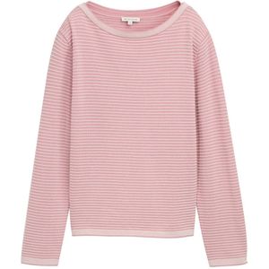 Tom Tailor - Regular Fit - Pullover - Gestreept - Puur Katoen