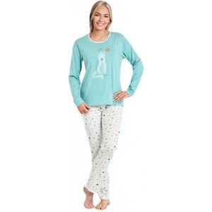 Katoenen pyjama met lange mouwen