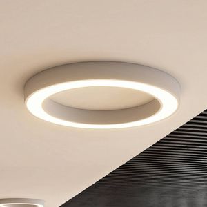 Arcchio - LED plafondlamp - 1licht - aluminium, kunststof - H: 8 cm - wit - Inclusief lichtbron