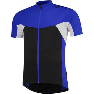 Rogelli Recco 2.0 Fietsshirt - Korte Mouwen - Heren - Zwart, Blauw, Wit - Maat L