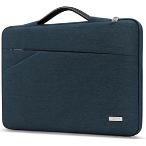 15,6 inch laptoptas, hoes, tas laptop, waterdichte notebooktas, stootvaste beschermhoes, blauwgroen