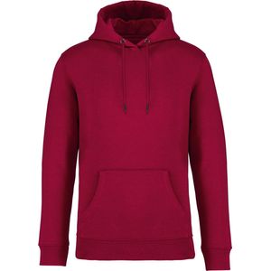 Biologische unisex hoodie met capuchon merk Native Spirit Hibiscus Red - XXS