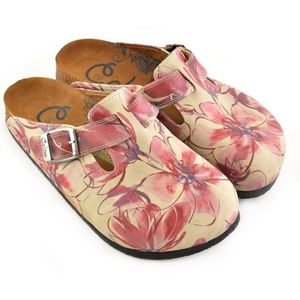 Goby Roselle Clogs – Dames – Handgemaakt – Vegan Leer – Maat 35