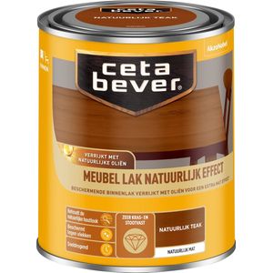 Cetabever - Meubellak Natuurlijk Effect - Natuurlijk Teak - 750 ML