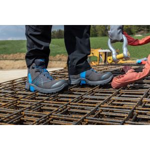 Haix Connexis Safety+ GTX Mid Grey-Blue S3 Werkschoen