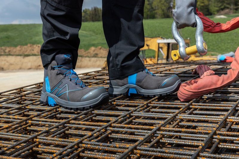 Haix Connexis Safety+ GTX Mid Grey-Blue S3 Werkschoen