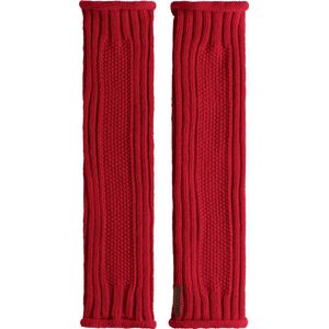 Knit Factory Kick Beenwarmers - Dames kuitwarmers gemaakt van wol - Voor de herfst en winter - Bright Red