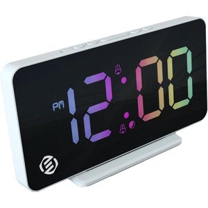 Equivera Wekkerradio Op Netstroom - Klokradio - Wekkerradio - Klokradio Met Wekker - Wekkerradio Dab - Wekker Dab Radio