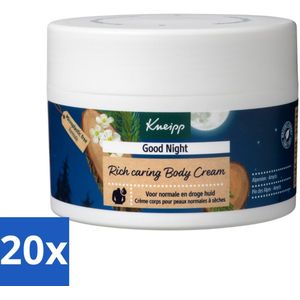 Kneipp - Body crème - Good Night - Alpenden & Amyris - 200 ml - Bulkverpakking - 20 stuks
