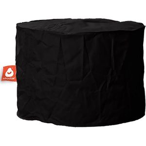 Whoober zitzak poef Rhodos outdoor zwart - Wasbaar - Voor binnen en buiten