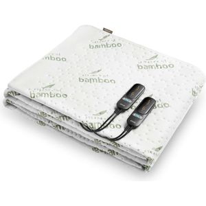 Duux - Snooze Bamboo - Elektrisch Onderdeken - 140x200 cm - 6 standen
