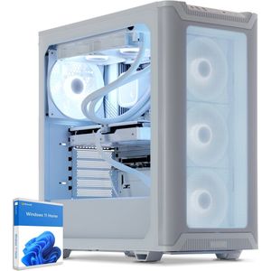 Sedatech Advanced Gaming PC Waterkoeling Premium White Edition • AMD Ryzen 5 9600X 6x 3.9GHz • Geforce RTX4060Ti • 32Gb DDR5 • 2Tb SSD M.2 • WiFi • Bluetooth, USB C • Windows 11 • Desktop computer