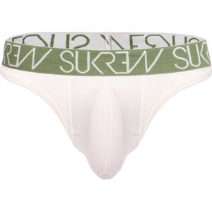 Sukrew Classic String Ecru - Maat XS - Herenstring - Mannen String - Grote Pouch